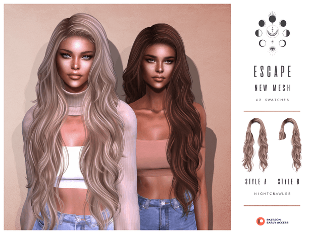 Прическа Escape Hairstyle
